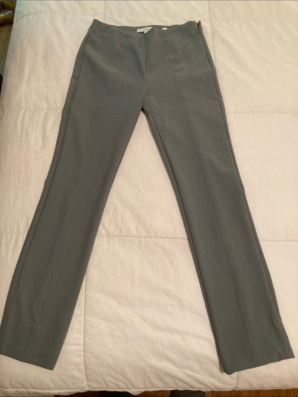 Vince Straight-Leg Dress Pants in Gray